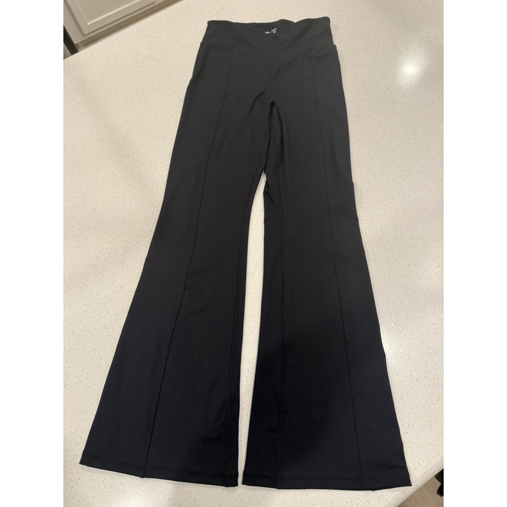 Abercrombie Kids 13/14 Black High Rise Flare Yoga Leggings EUC